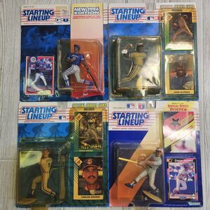 Starting Lineup MLB Figures Lot of 4 Guzman Carter Baerga‎ David Justice